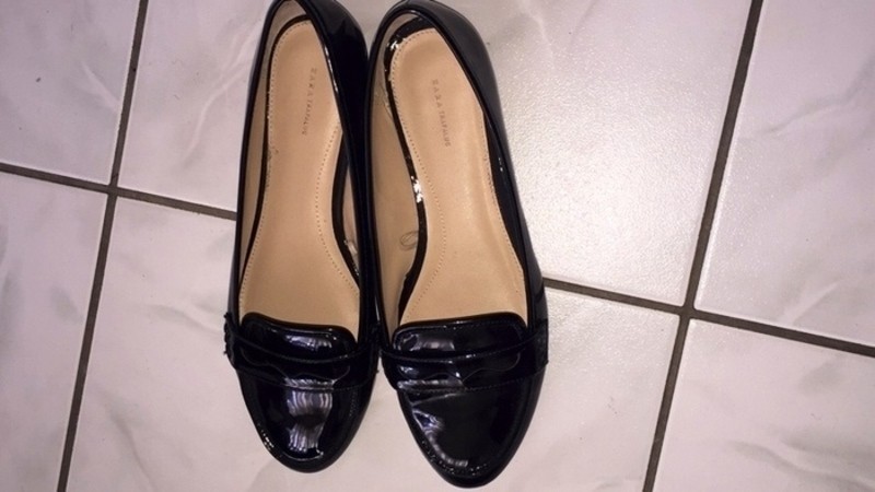 Mocassin vernis femme zara