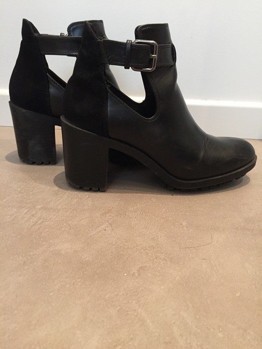 Bottines talons noires