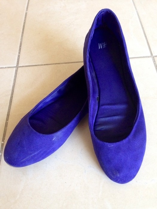 Ballerine bleu roi