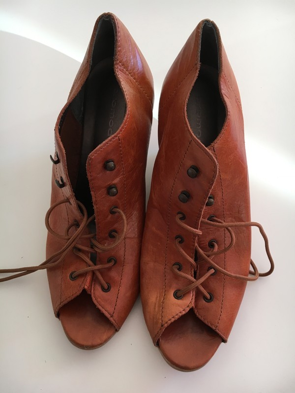 Promod chaussure compensee camel