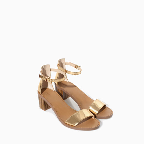 Sandale femme talon moyen