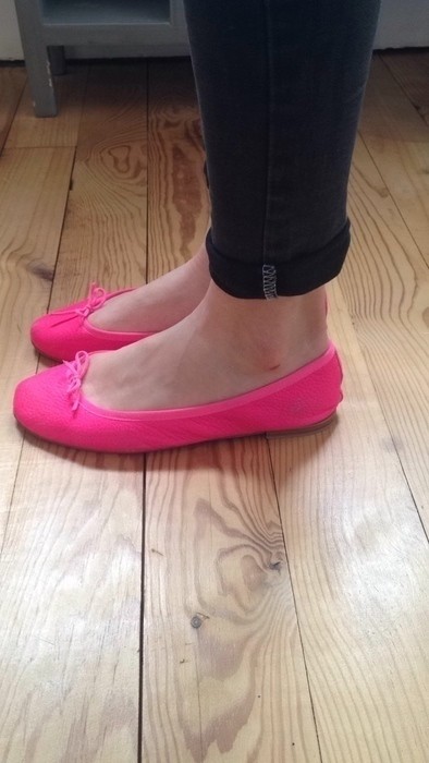 Ballerines repetto rose fluo