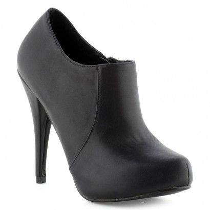 Bottines noires soldes