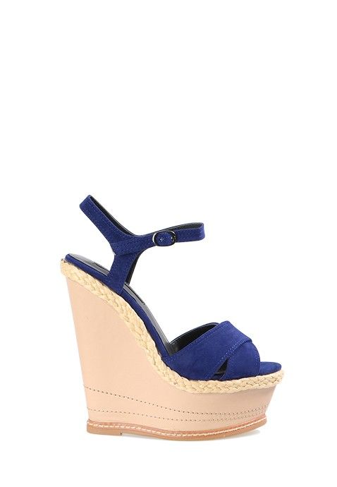 Chaussure compensée de luxe
