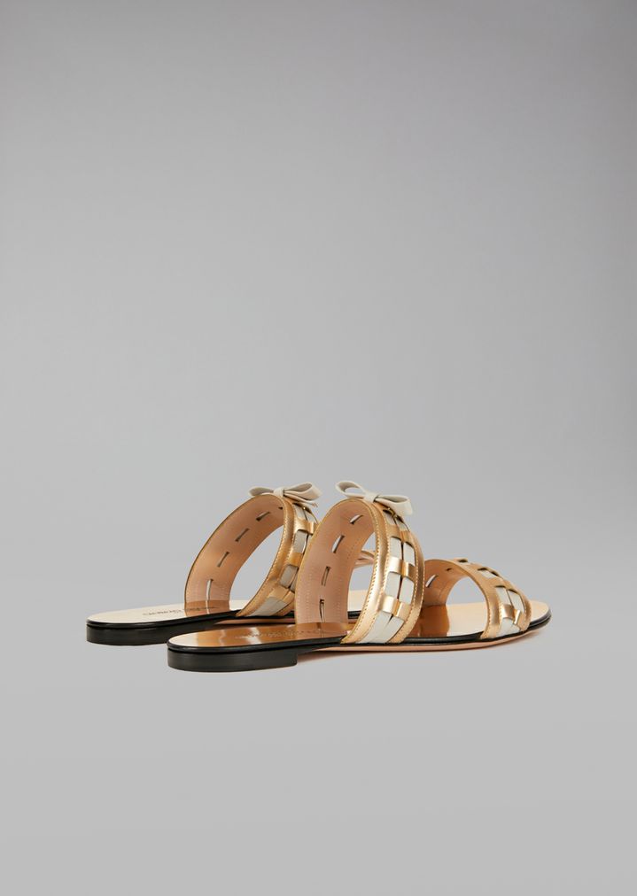 Sandale femme noeud