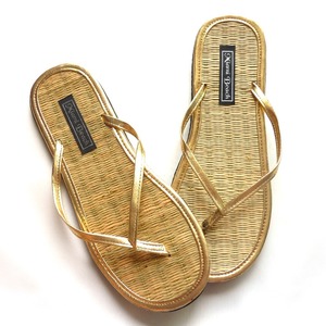 Tong femme paille