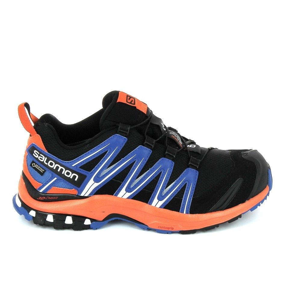 Chaussures running trail xa pro 3d gtx noir/rouge - salomon