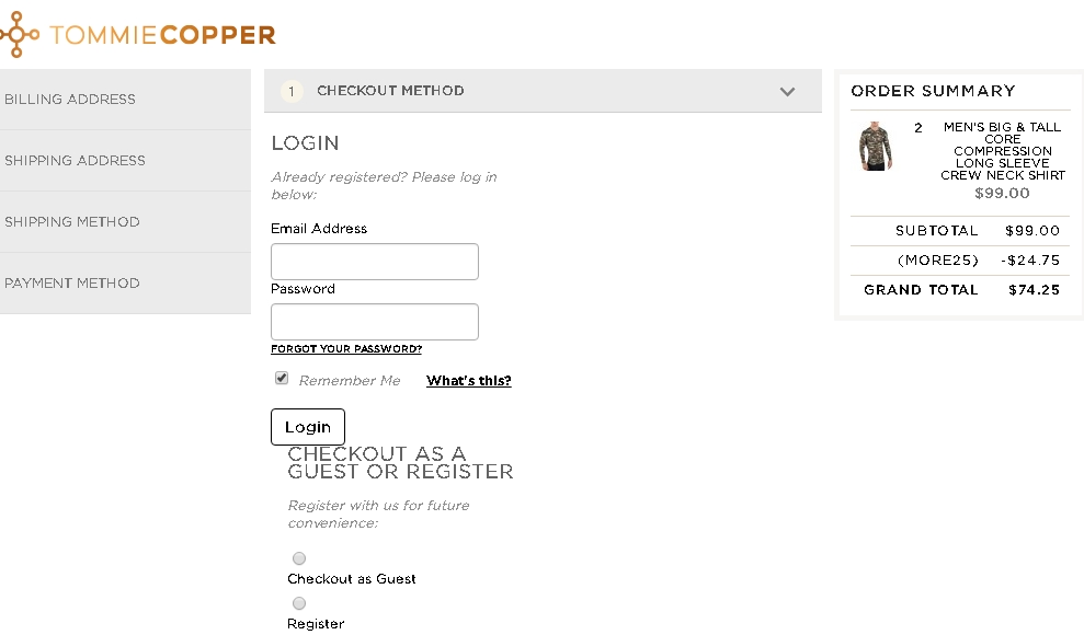 Sneakersnstuff checkout code