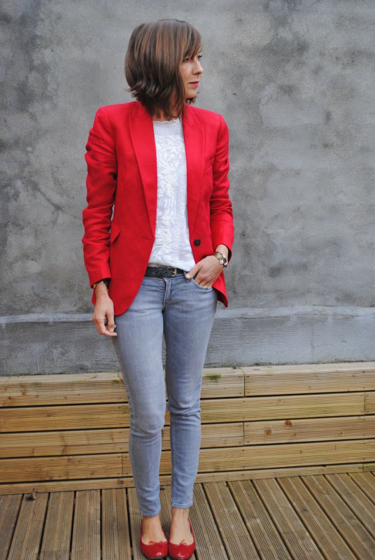 Ballerine repetto rouge