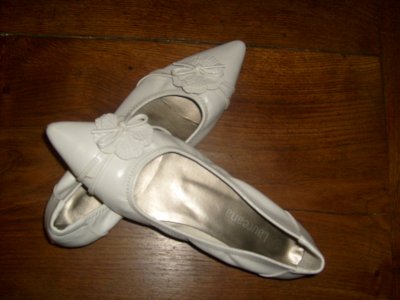 Ballerine blanche pointue