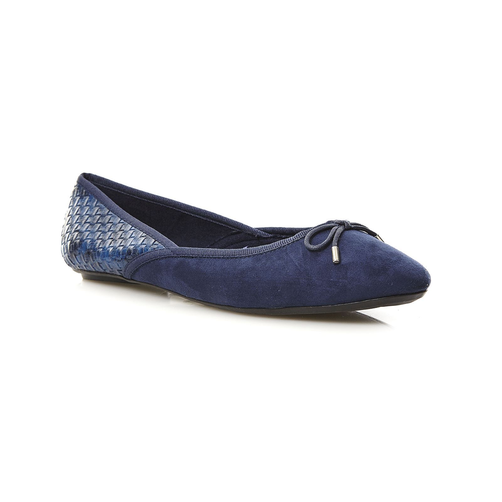 Ballerines ouvertes bleu marine