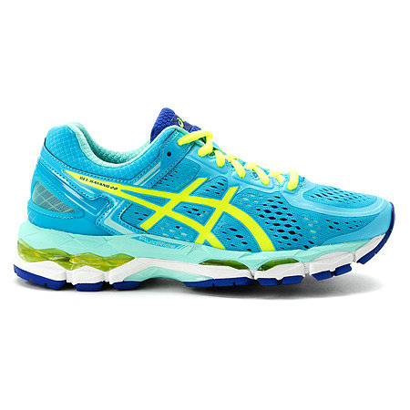 Chaussures running femme gel kayano bleu jaune asics