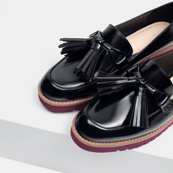 Mocassin femme chez zara