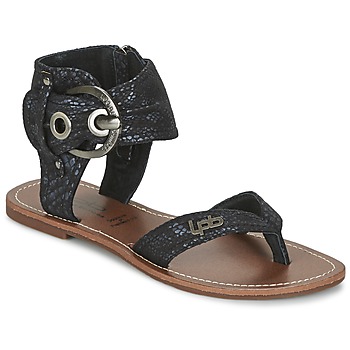Chaussure compense verni noir les p'tites bombes