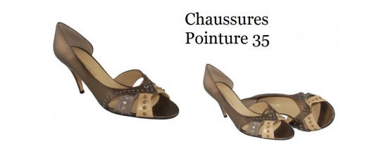 Chaussures compensées blanches taille 35