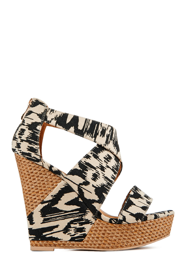 Justfab chaussure compensé