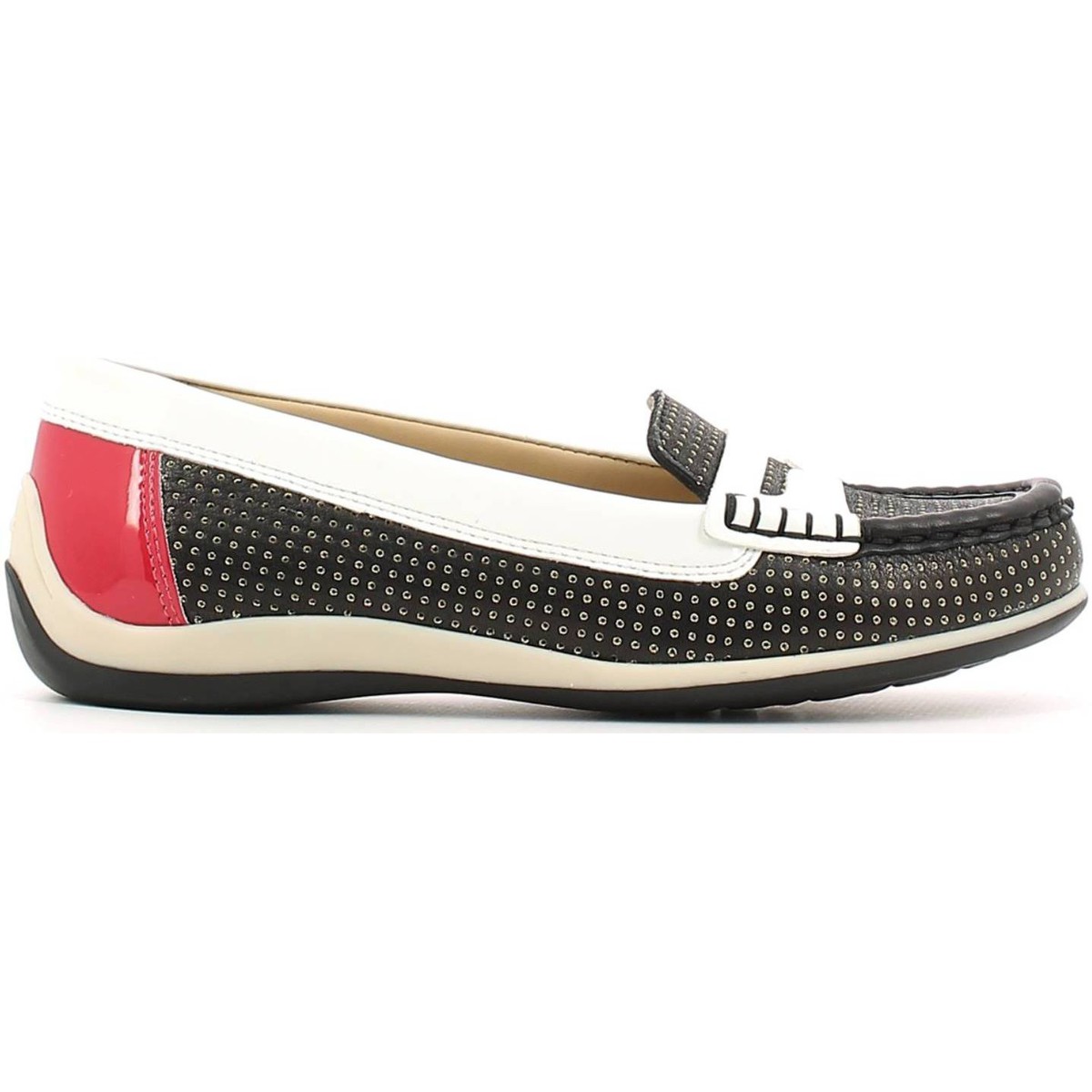 Mocassin femme daim bleu