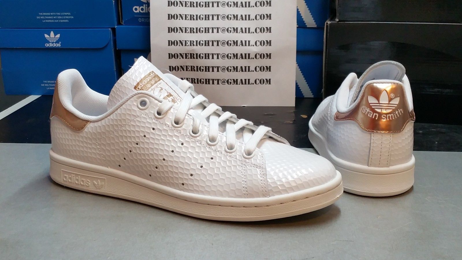 Stan smith femme pas cher rose gold
