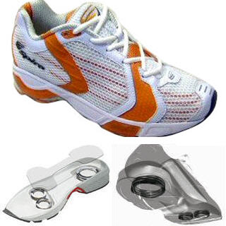 Chaussure de running a ressort
