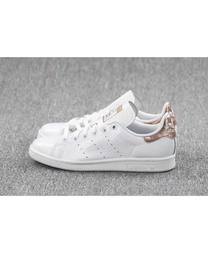 Stan smith femme rose blanche