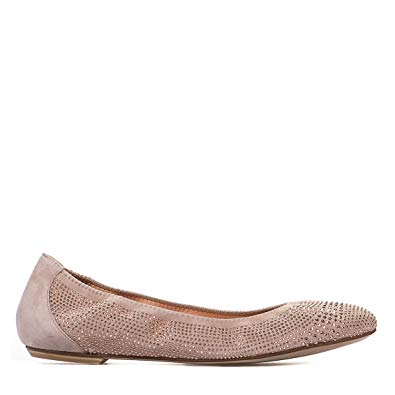 Ballerine rose poudré femme
