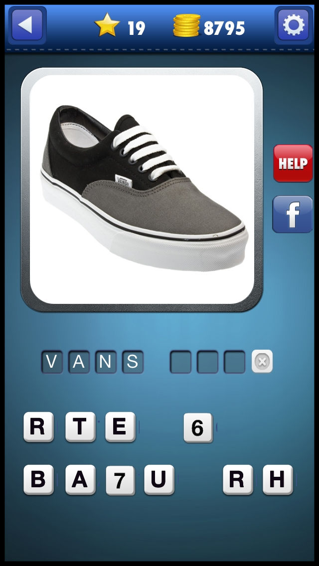 Sneaker quiz game