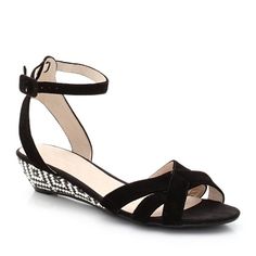 Chaussure compensée a petit talon