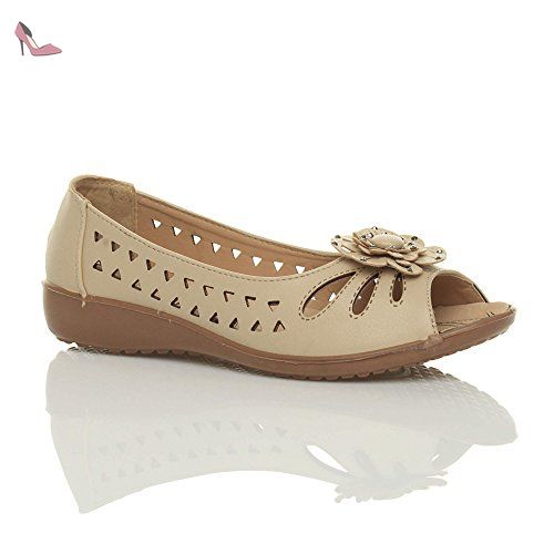 Chaussure confort talon compensé