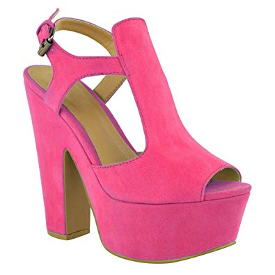 Chaussure compensée haut talon