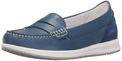 Mocassin geox femme bleu