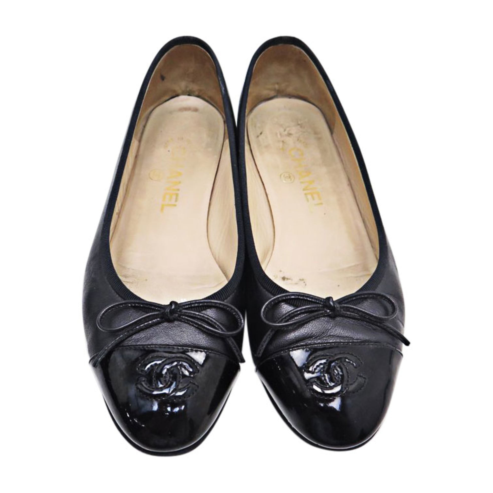 Ballerine chanel noir et beige