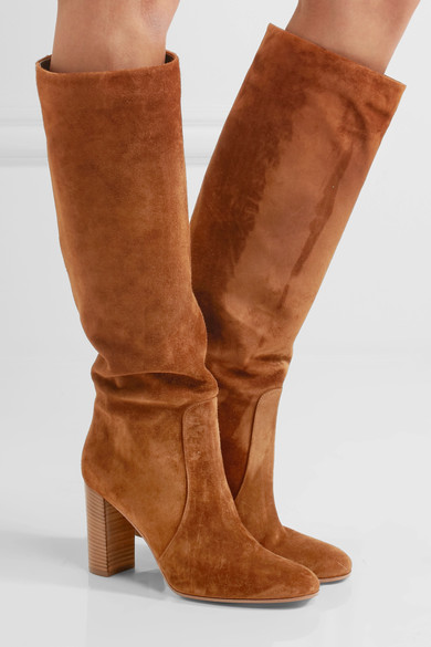 Bottes hautes daim
