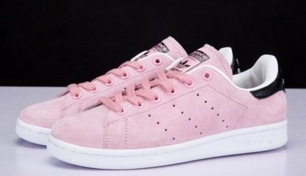 Adidas stan smith femme blanc rose