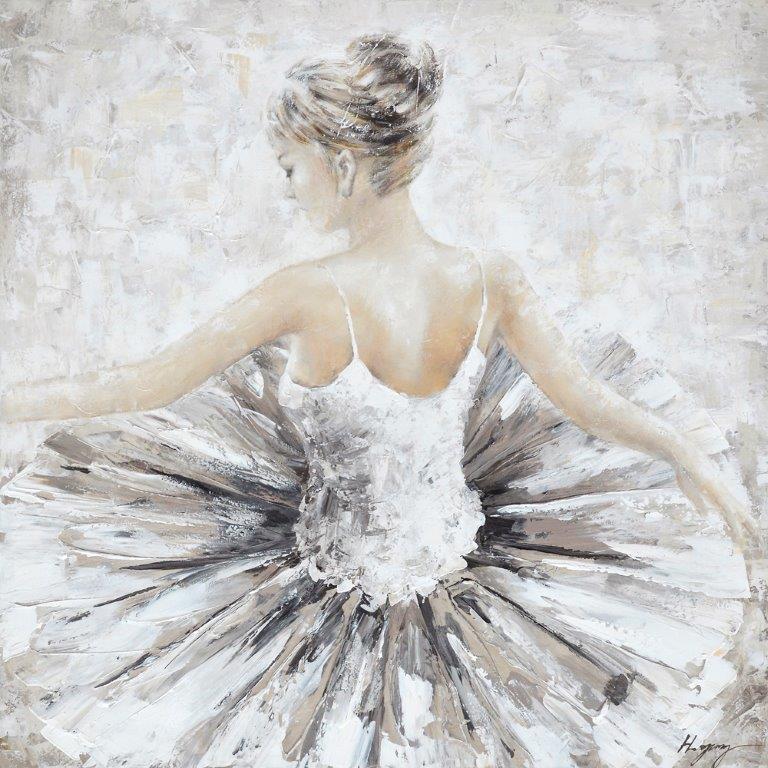 Ballerine danseuse blanche