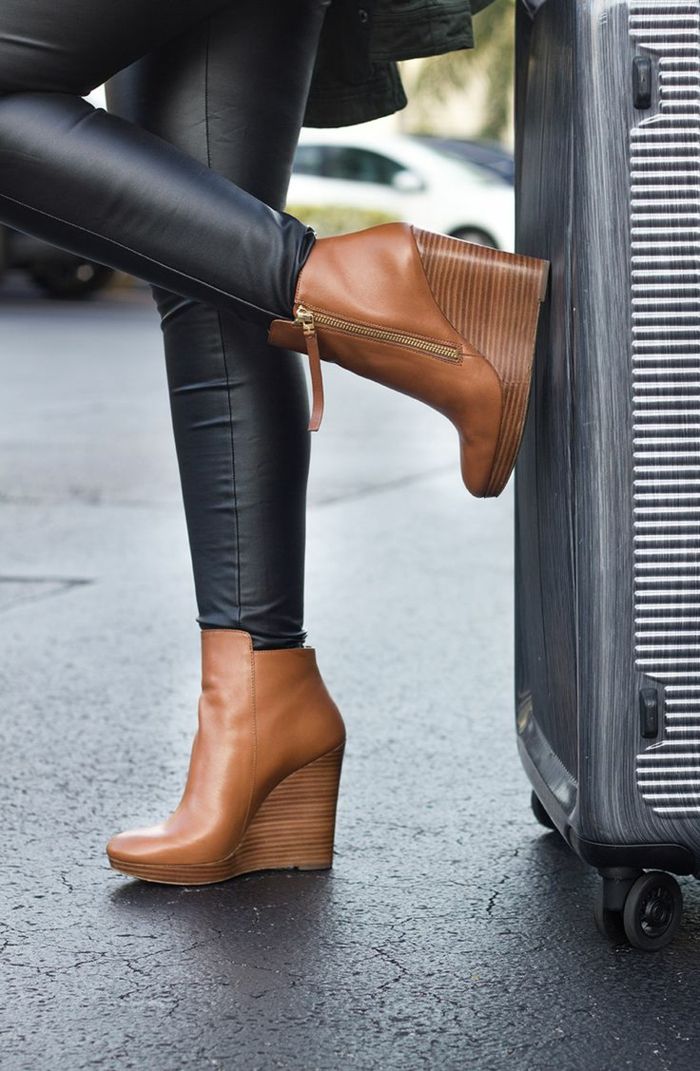 Chaussure compensee hiver pour femme