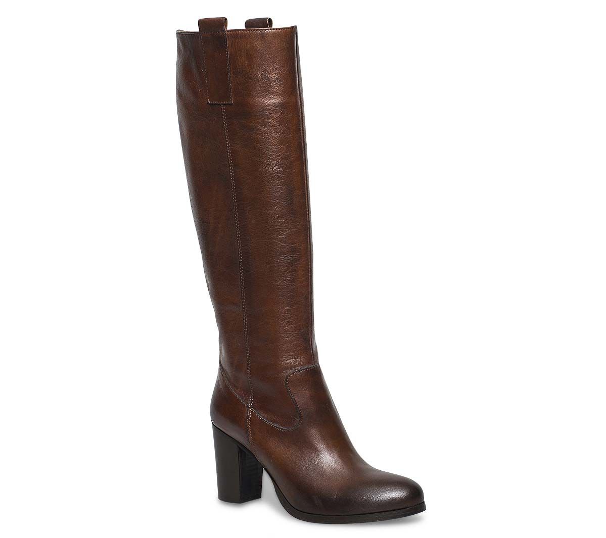 Bottes marron femme