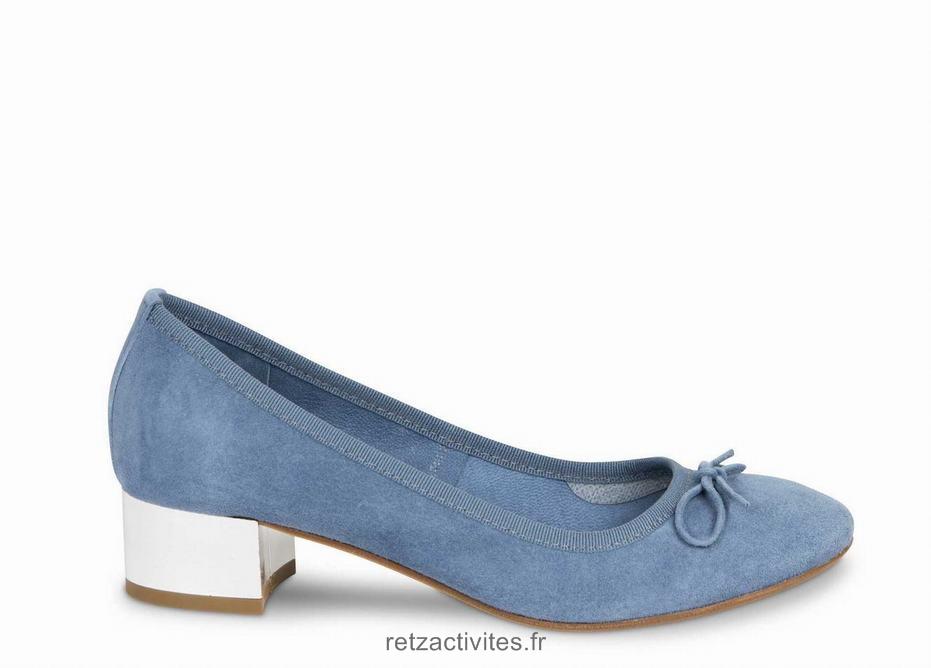 Ballerine femme en jean
