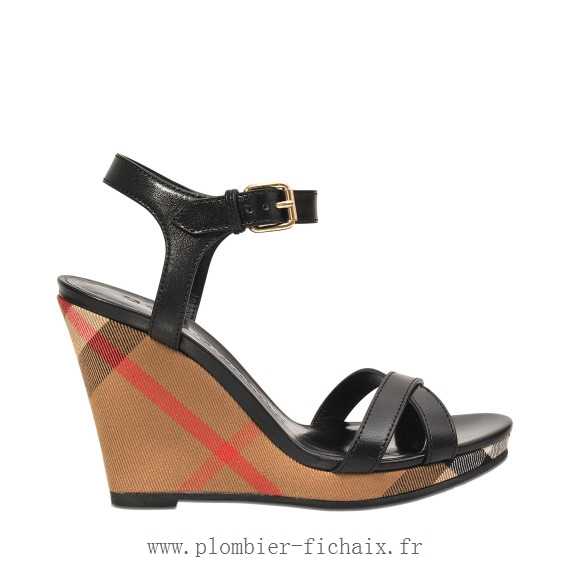Burberry chaussure compensée