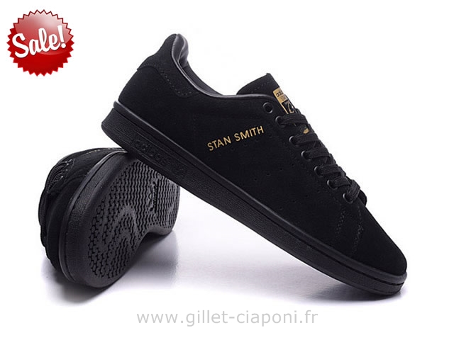 Stan smith femme noir et rouge