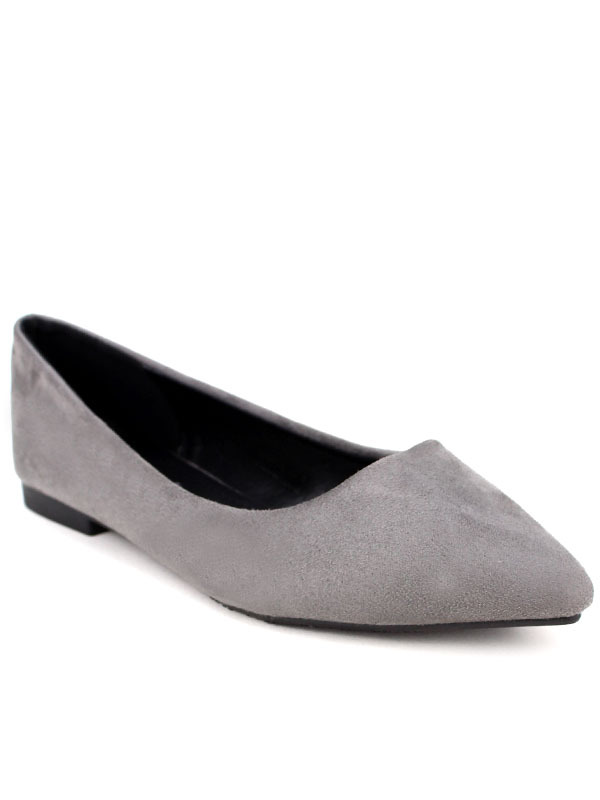 Ballerine grise femme
