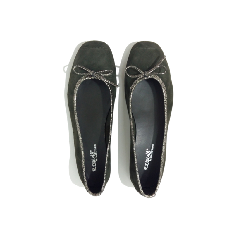 Ballerines reqins kaki