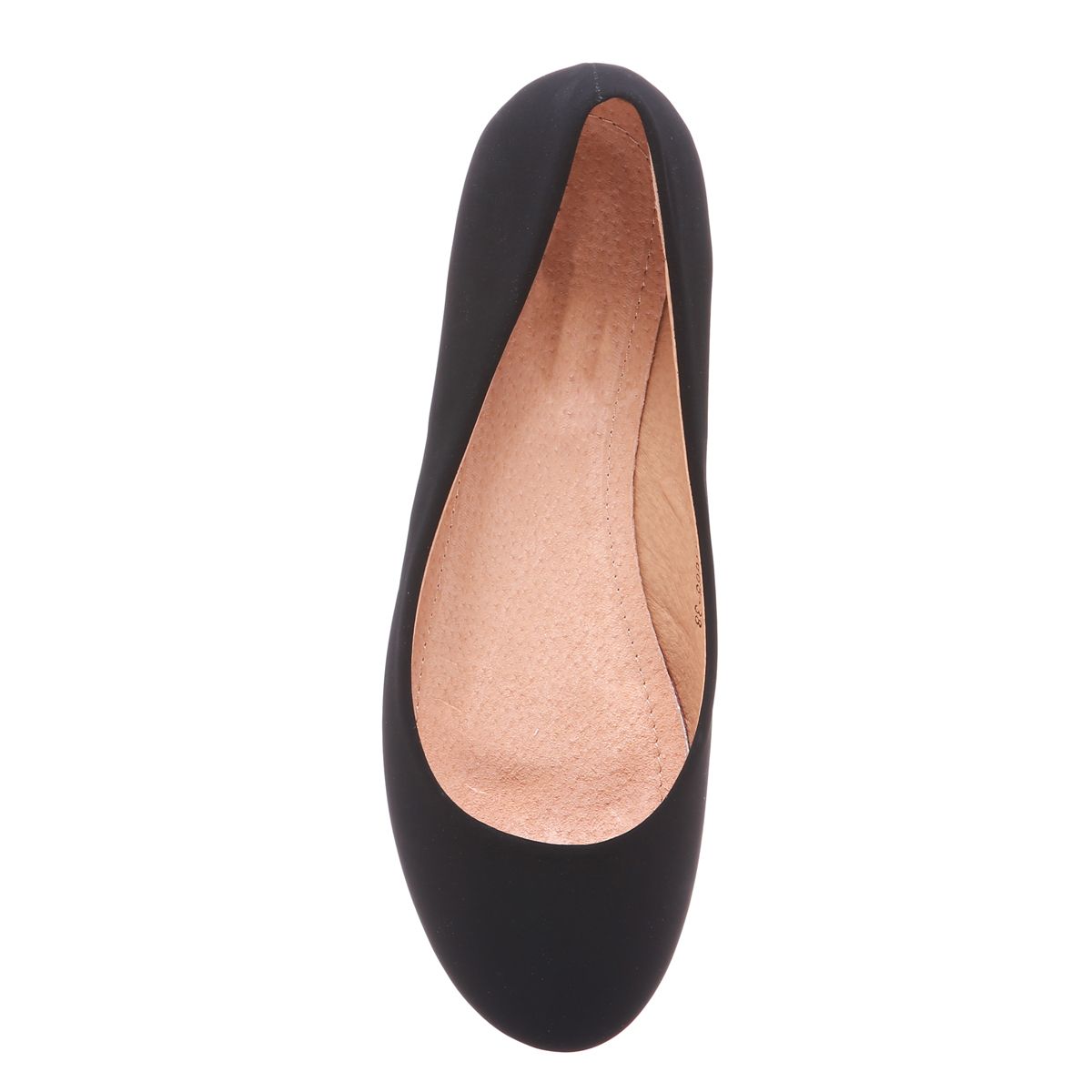 Ballerine noire cuir