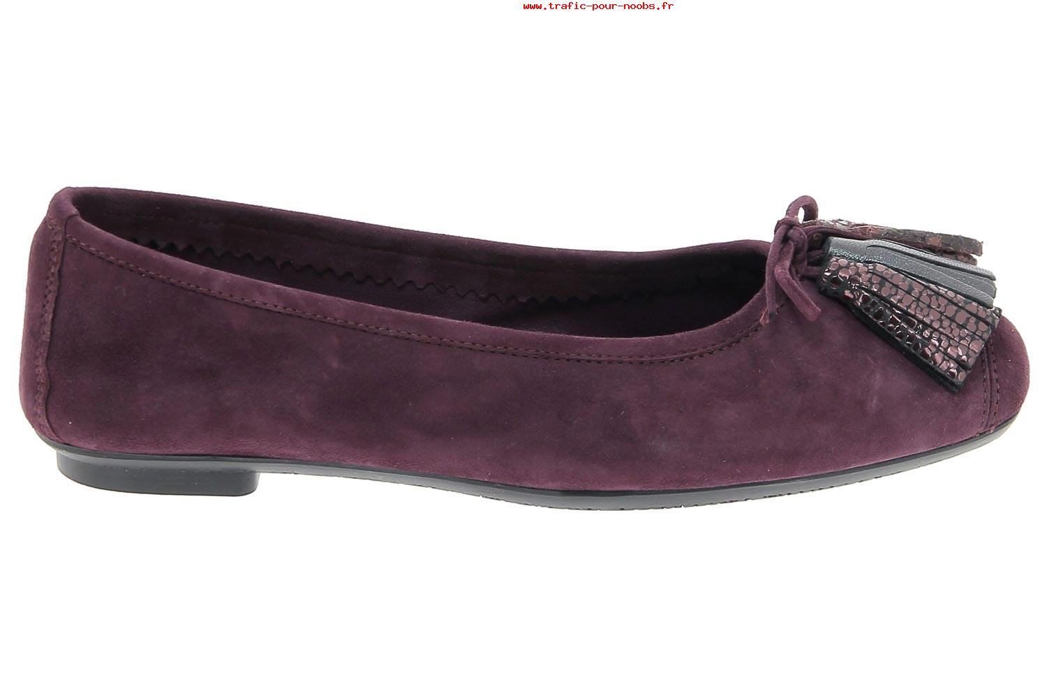 Ballerines reqins bordeaux