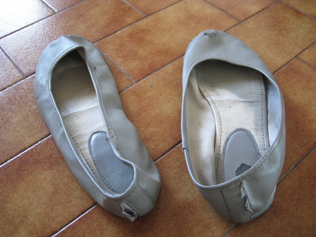 Ballerine usée