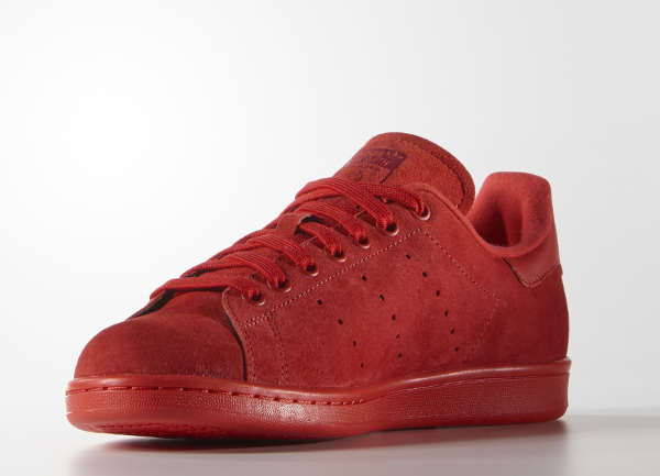 Stan smith femme toute rouge