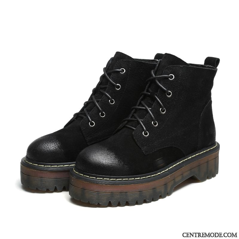 Bottines cuir femme talon