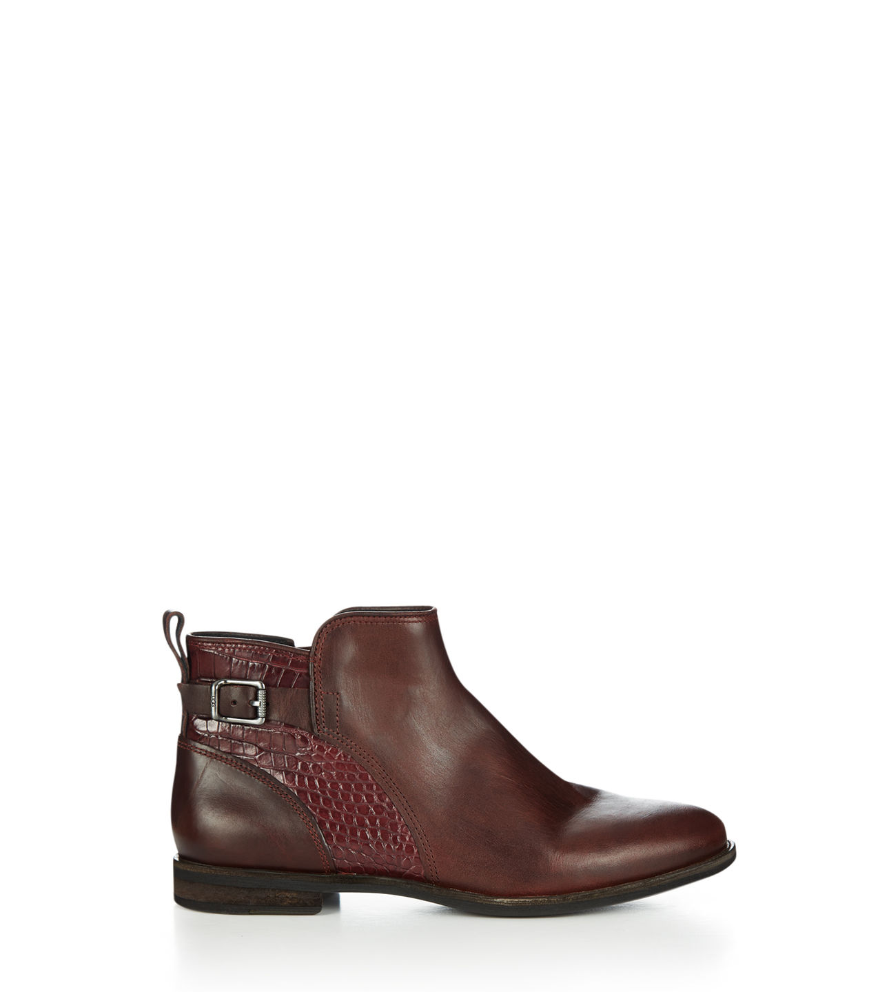Demi bottes cuir femme