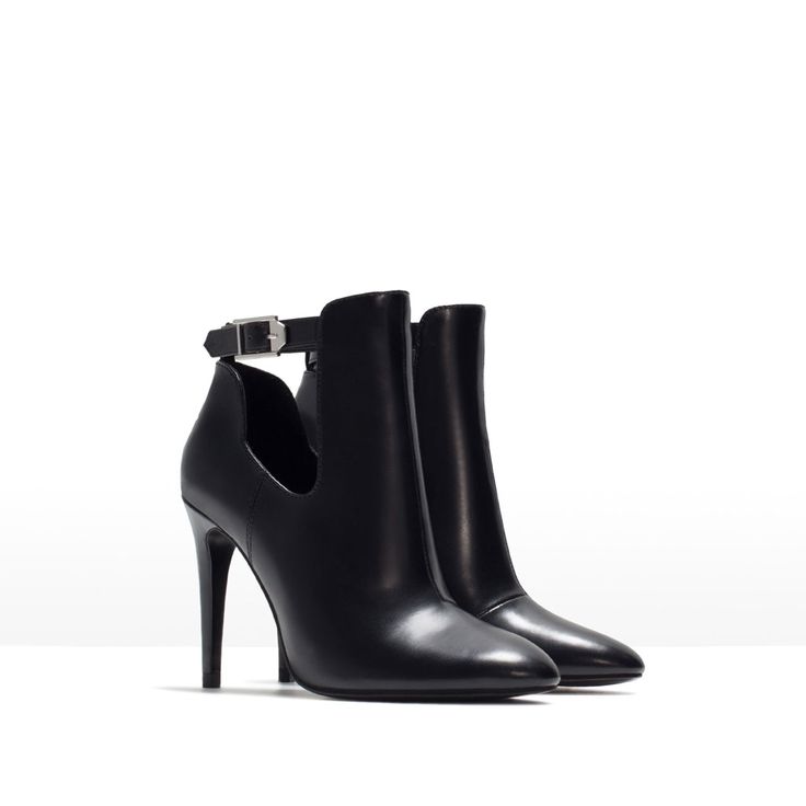 Bottines femme noir talon