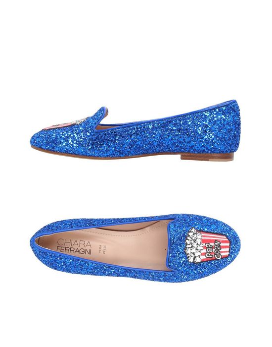Ballerine femme bleu electrique