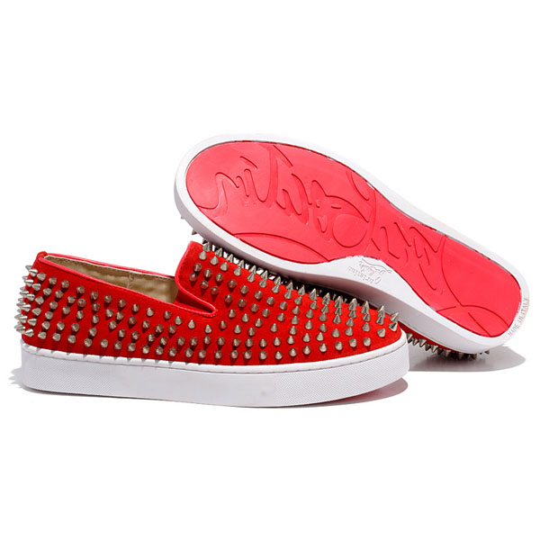 Louboutin homme sneakers rouge